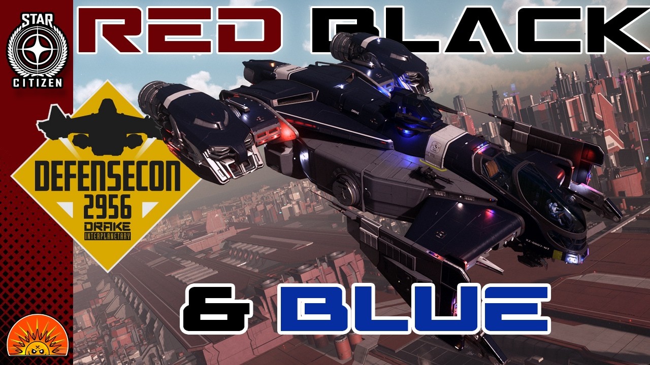 Star Citizen Cutlass Red, Black, & Blue