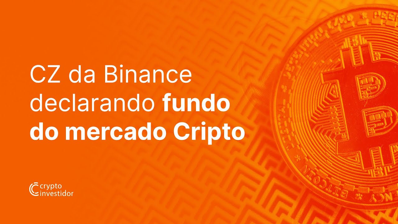 CZ DA BINANCE DECLARANDO O FUNDO DO MERCADO CRIPTO