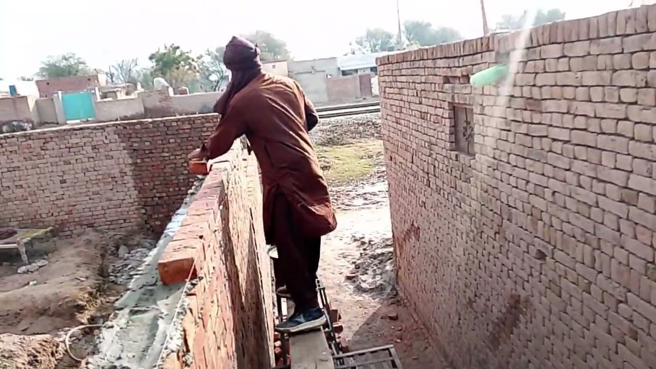 ASMRBuilding a Solid Wall | Mistri Work 