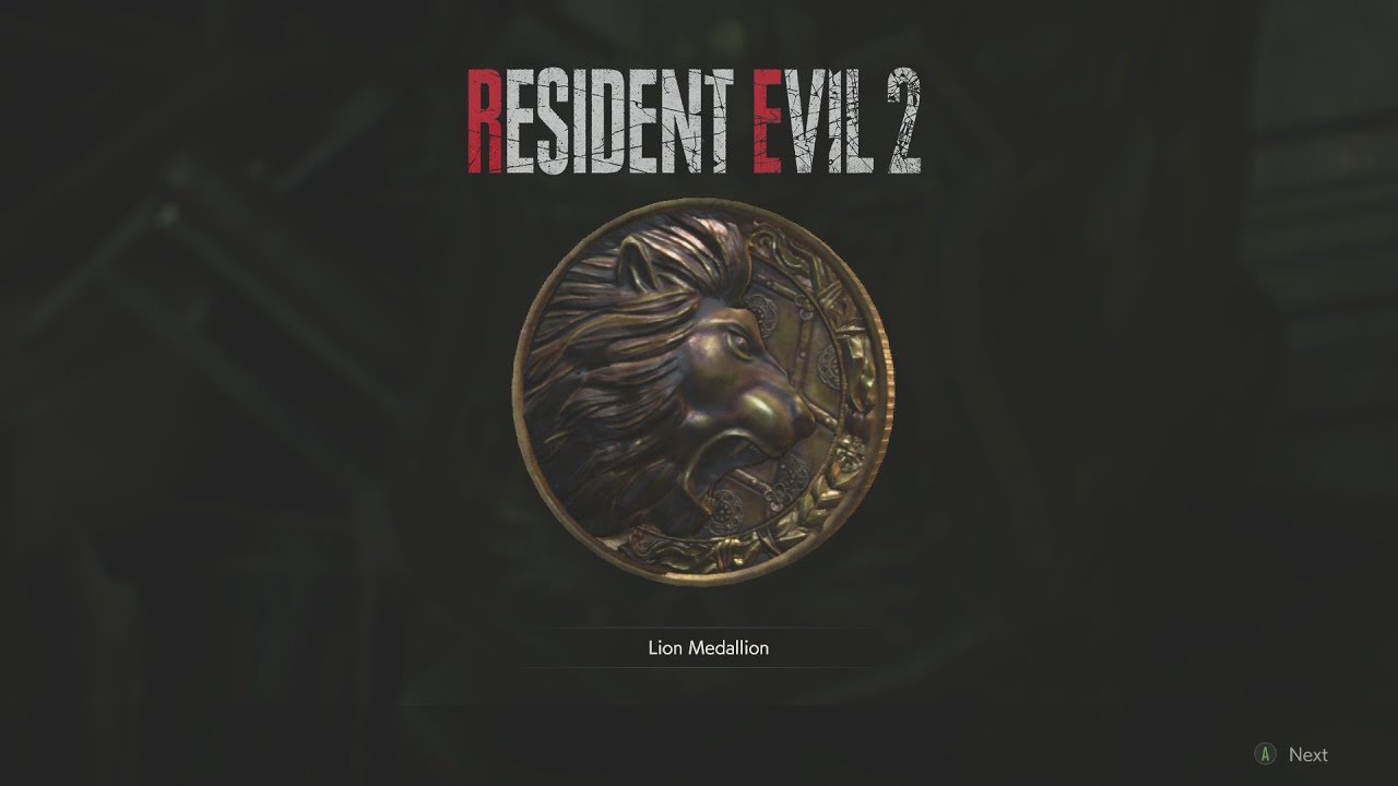 Resident Evil 2 - 2nd Run: Lion Medallion Combination (Claire) [1080p 60FPS HD]