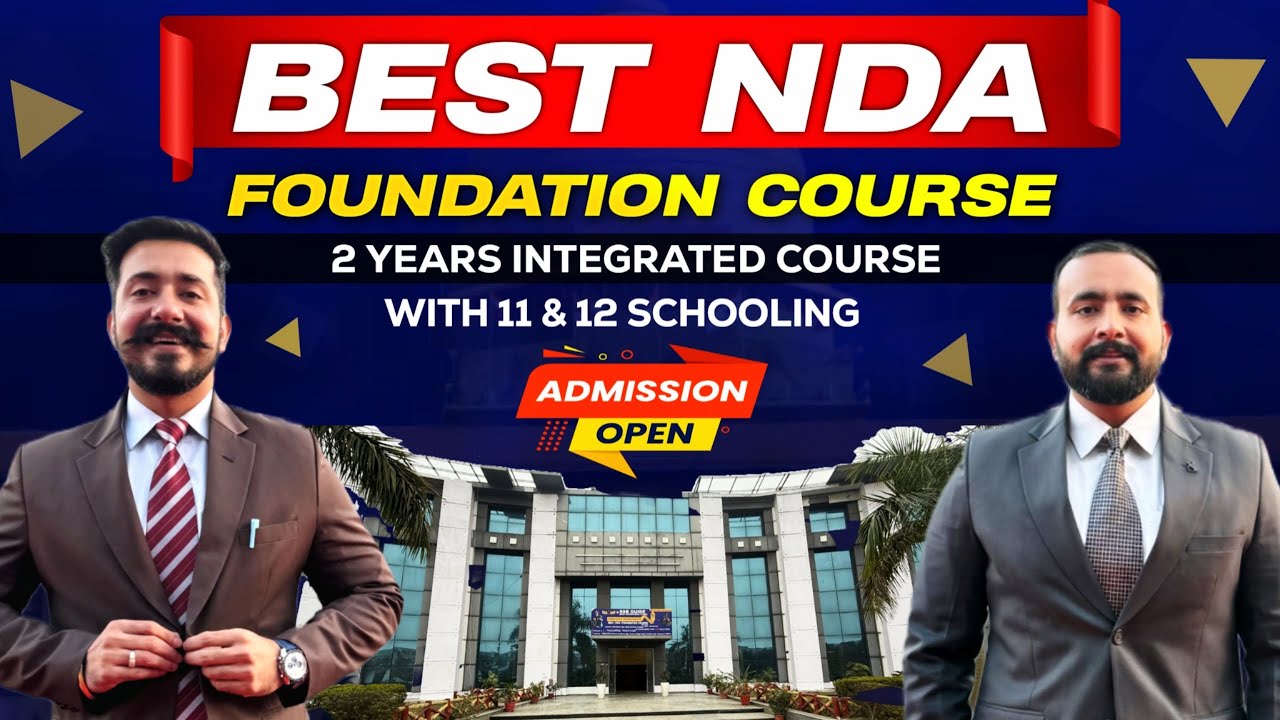 Best NDA Foundation Coaching After 10th || Hostel, Ground & Full Campus Tour || After 10th → NDA