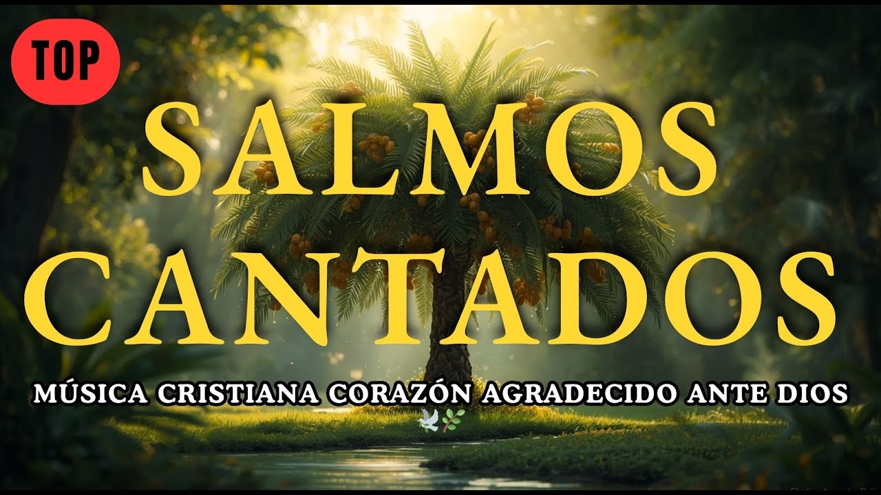 SALMOS CANTADOS de GRATITUD y VICTORIA 🙏 | Música Cristiana Corazón Agradecido ante DIOS 🕊️🌿