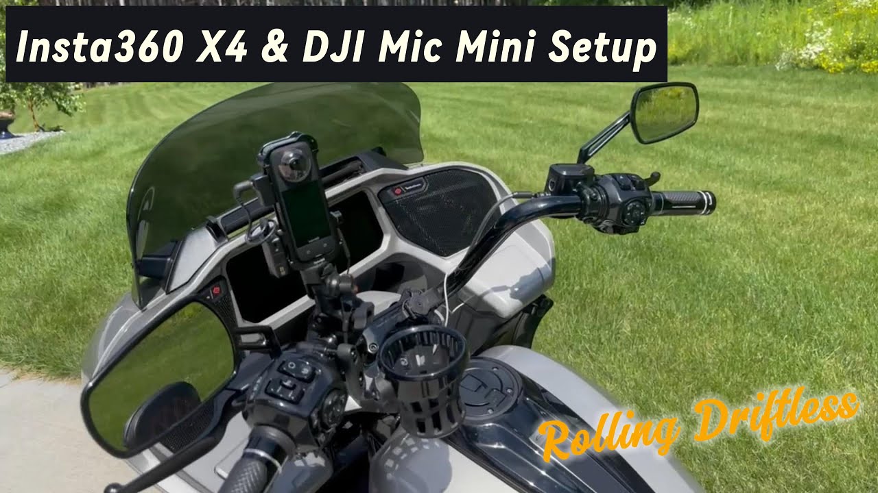 Insta360 Camera Motorcycle Setup
