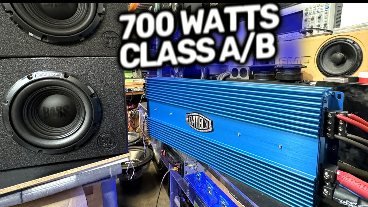 Amp Test Anyday! Gately Audio G4 700 Watt Class A/B Four Channel (results)