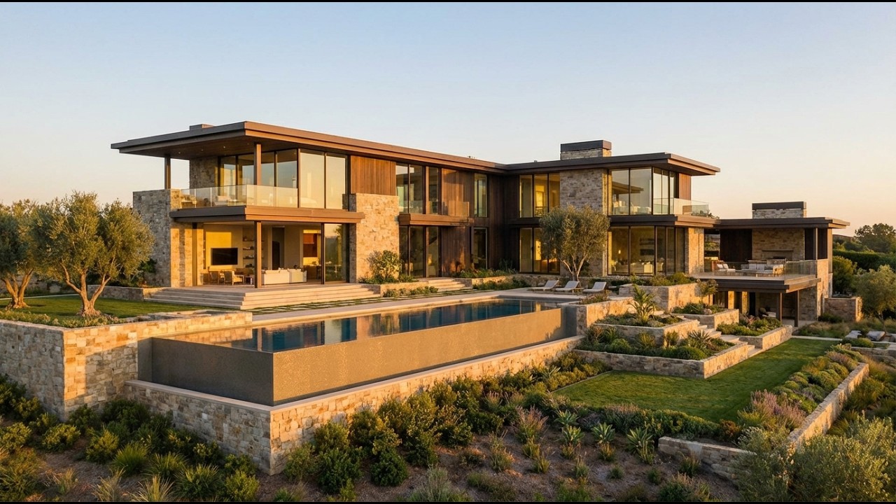 Inside a $1 Billion Ultra Modern Mega Mansion  Future Luxury Living