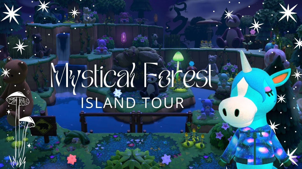 STUNNING 🧚🦄 Mystical Forestcore ACNH Island Tour | Animal Crossing: New Horizons Gameplay