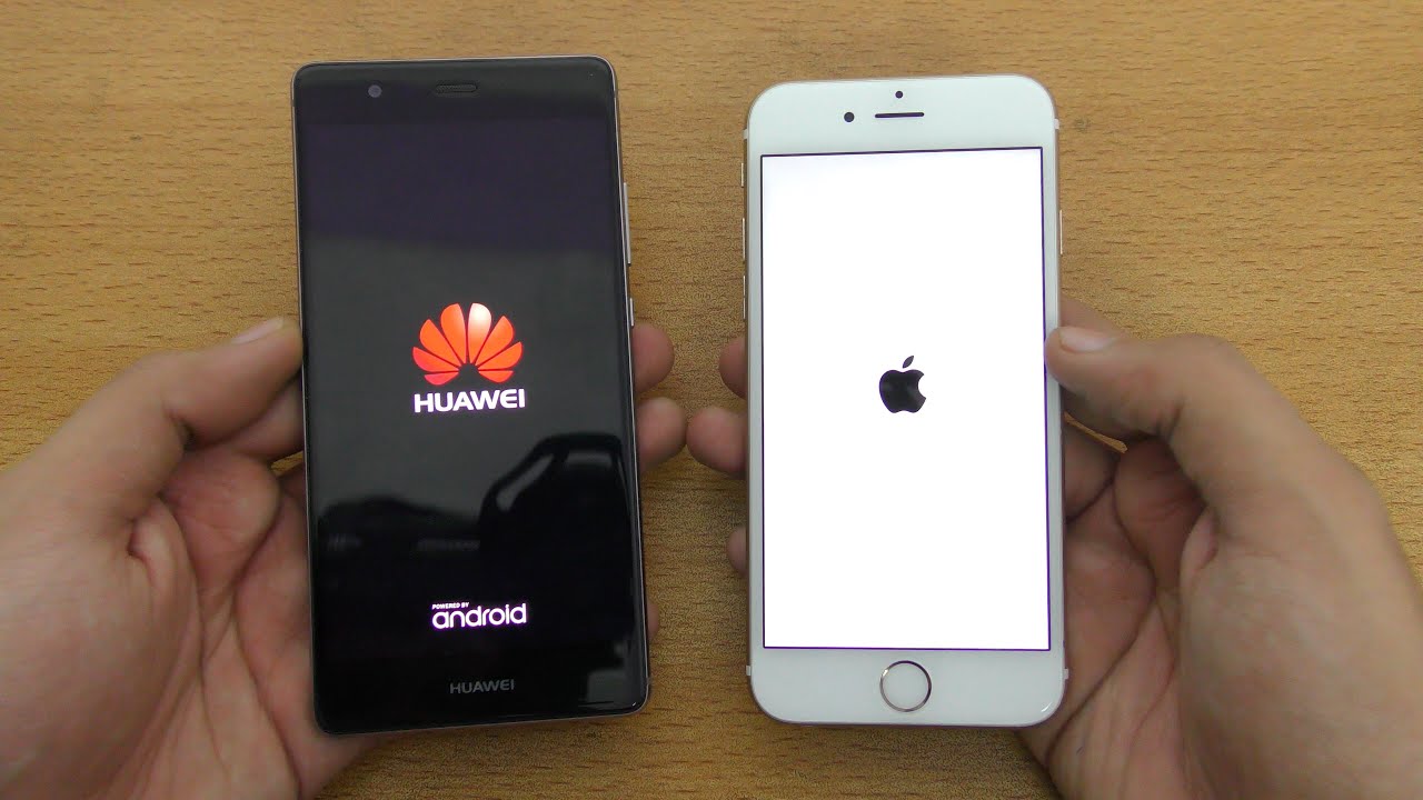 Huawei P9 vs iPhone 6S - Speed Test! (4K)