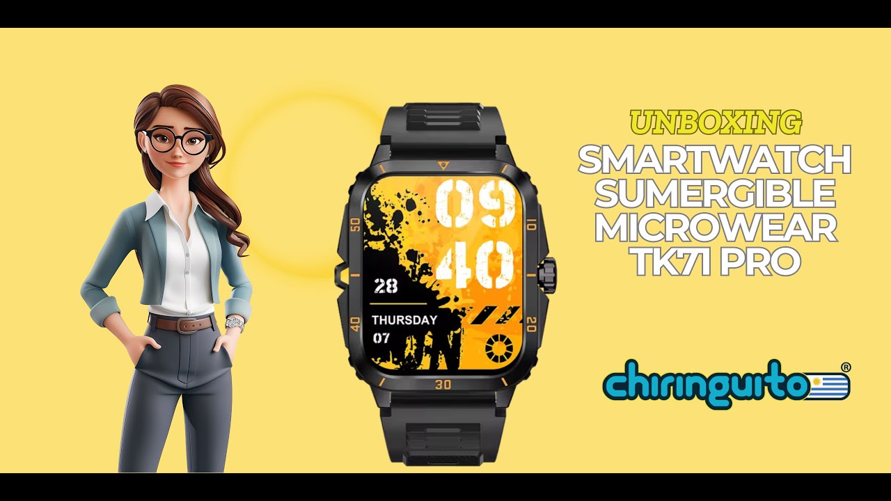 Unboxing Smartwatch tk71 #chiringuitouy