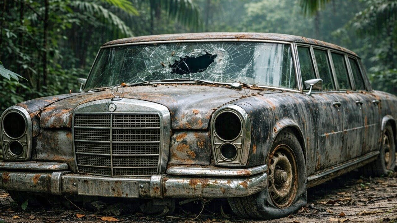 Oddly Satisfying We Rescued & Restored Rare 1963 Mercedes Benz 600 Pullman W100 ASMR Car Restoration