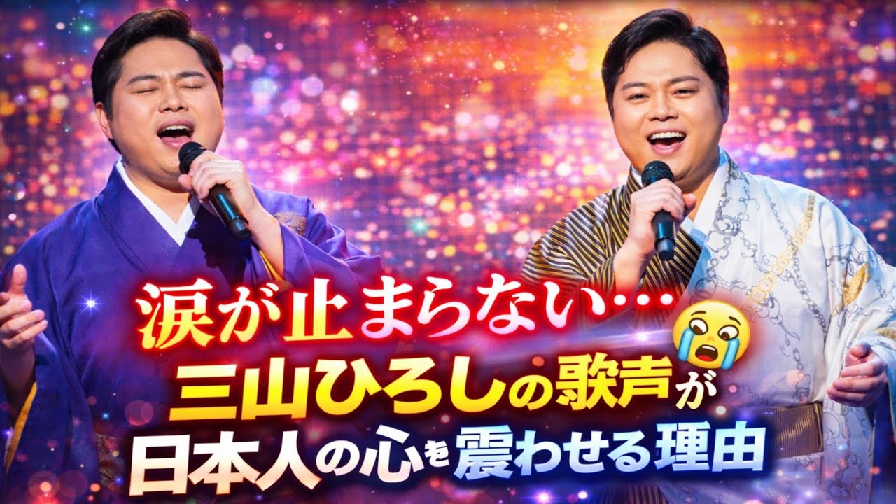 🎤✨ 涙が止まらない…三山ひろしの歌声が日本人の心を震わせる理由 🇯🇵💔