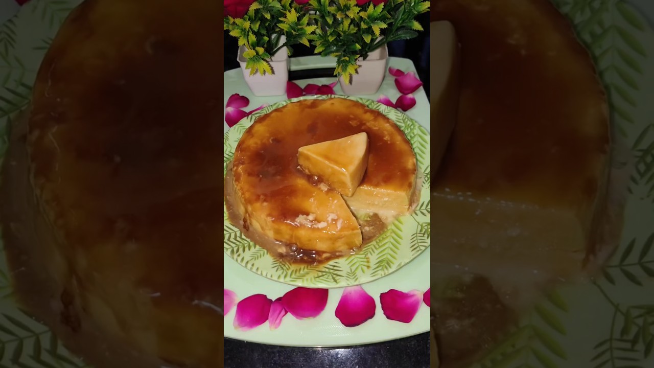 caramel pudding recipe 🍮🍮  || caramel cake #youtubeshorts #ytshorts #trandingshorts #caramel