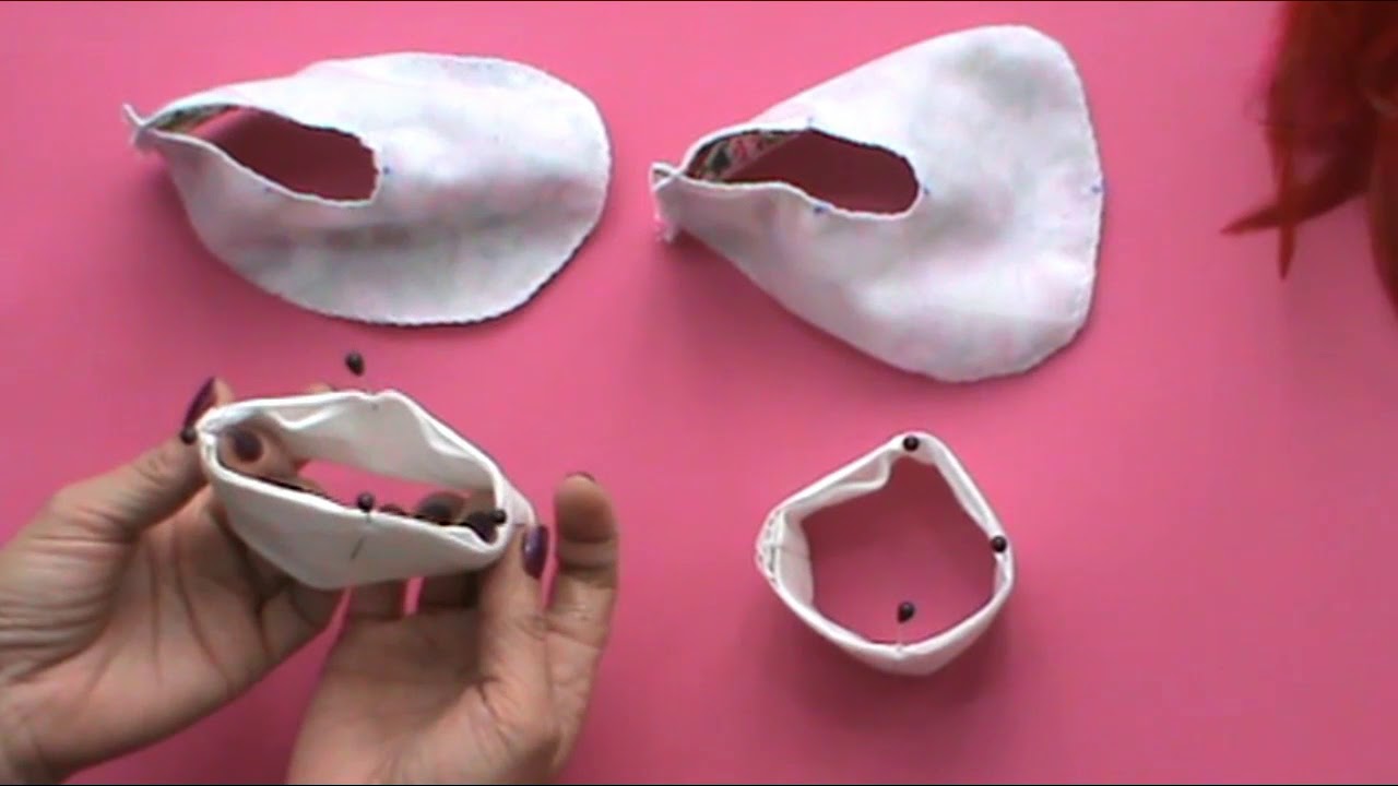 Como hacer zapatos para muñeca de trapo (Muñeca Chavelita)