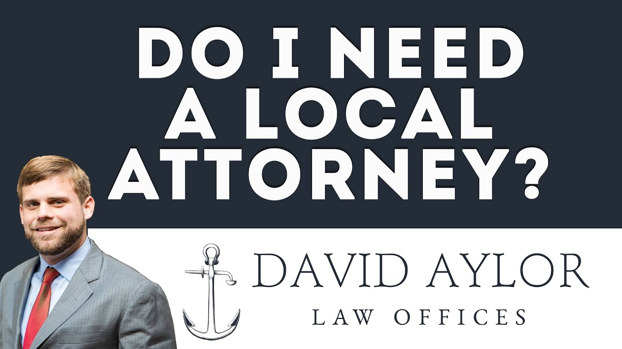 Do I need a Local Attorney? | Charleston Criminal Defense Lawyer