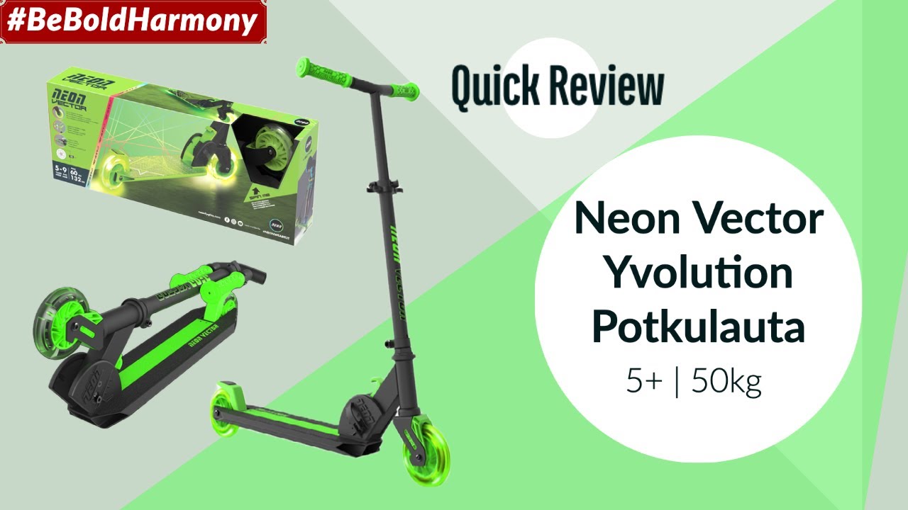Neon Vector Potkulauta 5+ 50kg [QuickReview]