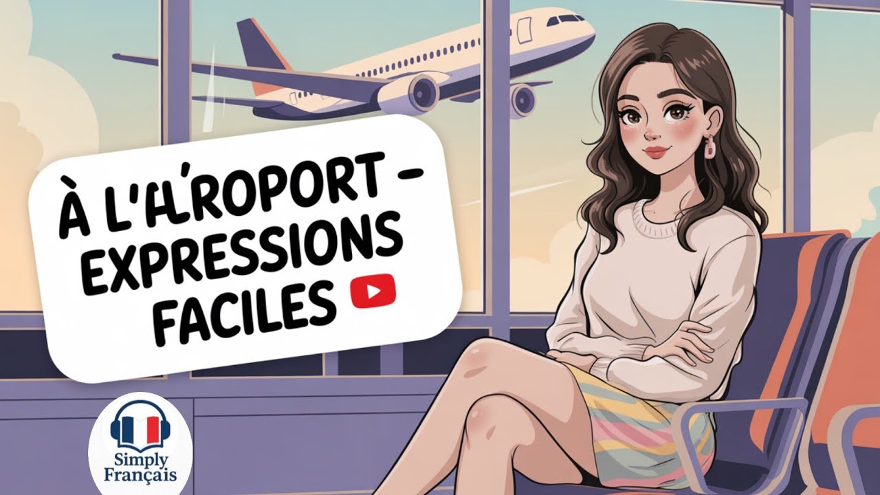 🛫 Parle français comme un voyageur ! Les phrases simples pour l’aéroport ✨