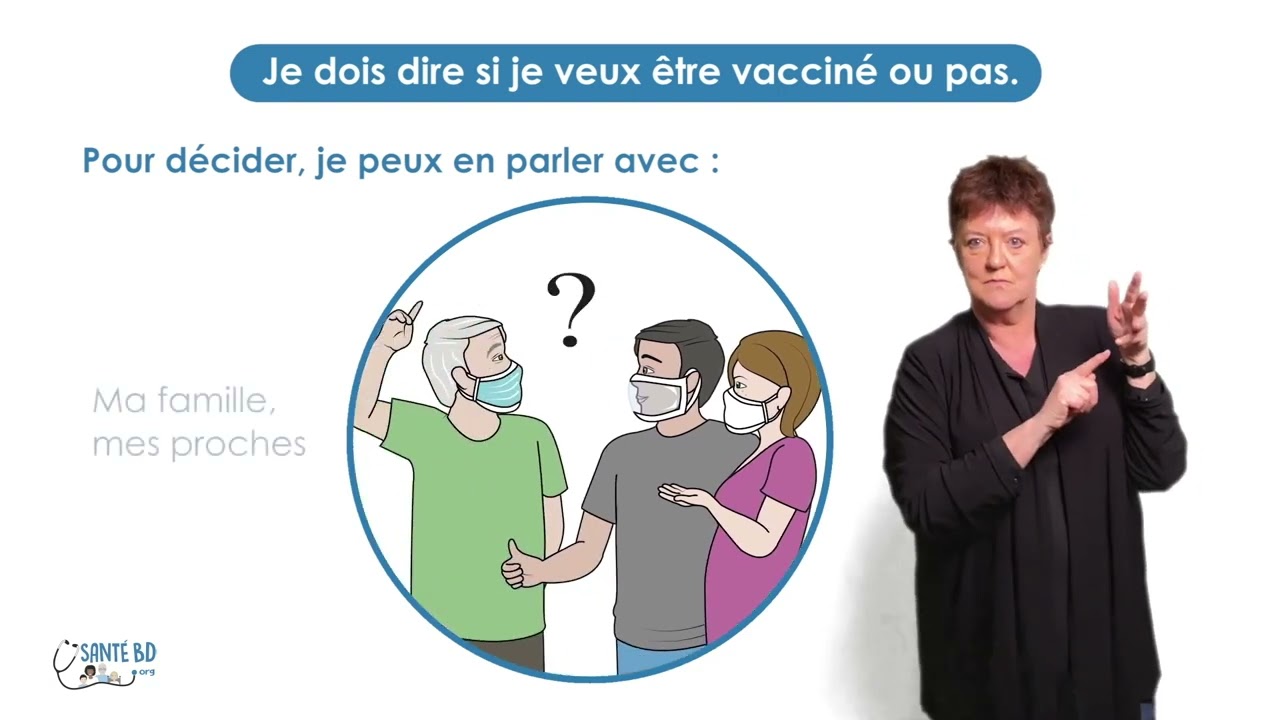 Vaccination COVID19 - Sant&eacute; BD Belgique (traduction en langue des signes)