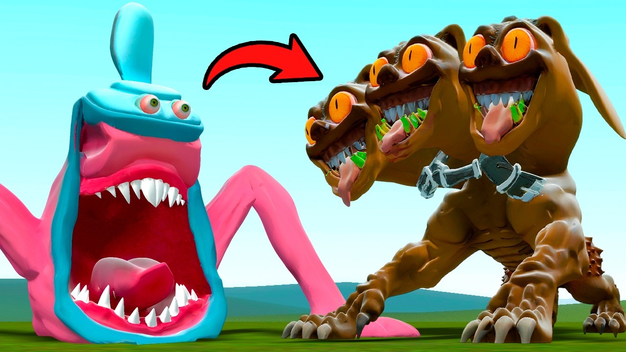 NEW SEA EATER BINKY DRINKY VS CHOMPY CHASEY FROM DARK PALS THE 1ST FLOOR In Garry's Mod!