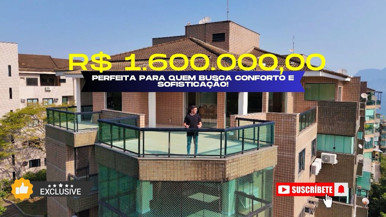 INDISPONIVEL - COBERTURA DE LUXO COM VISTA MAR - R$ 1.600.000,00 - PORTO REAL RESORT/ MANGARATIBA
