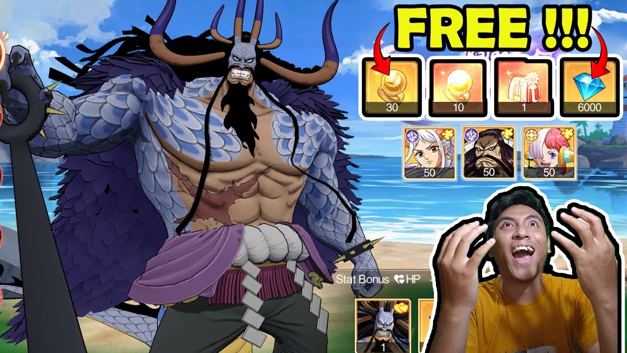 NEW GIFT KODE GRATIS UR TERBARU DAN 6000 DIAMOND !! UPGRADE KAIDO BINTANG 9 - GRANDLINE VANGUARD