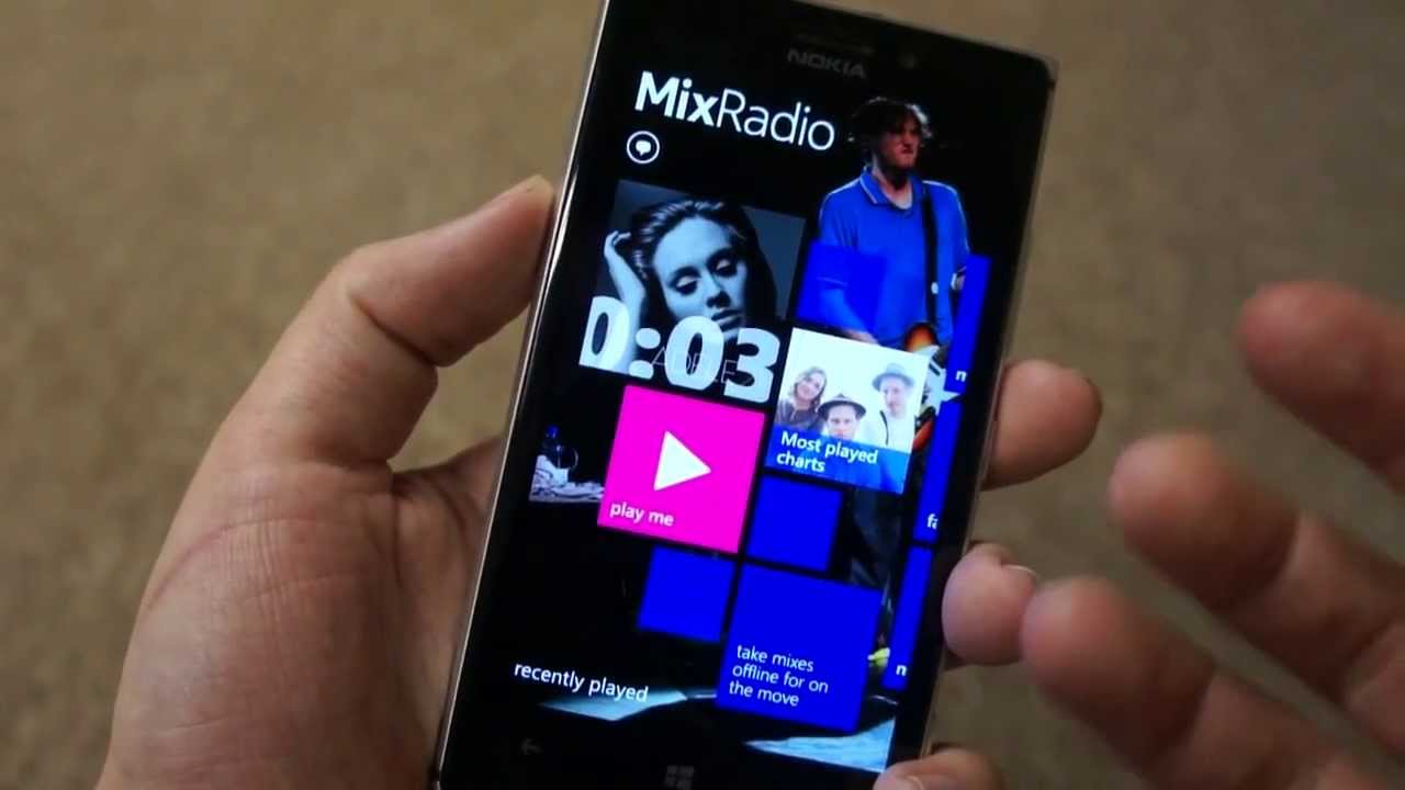 Nokia MixRadio app demo / walk through