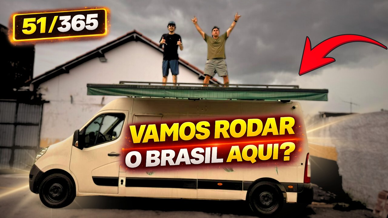 O PROJETO DE RODAR O BRASIL DE VAN ESTÁ VIRANDO REALIDADE!