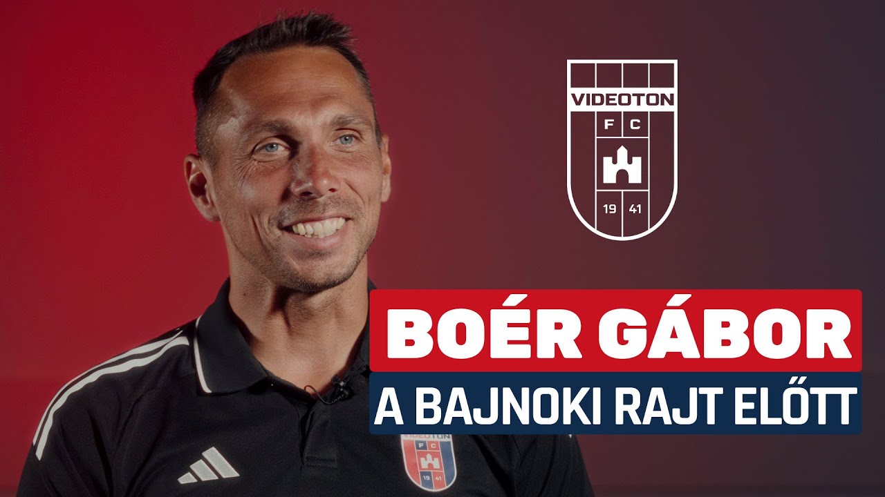 Boér Gábor - interjú a bajnoki rajt előtt