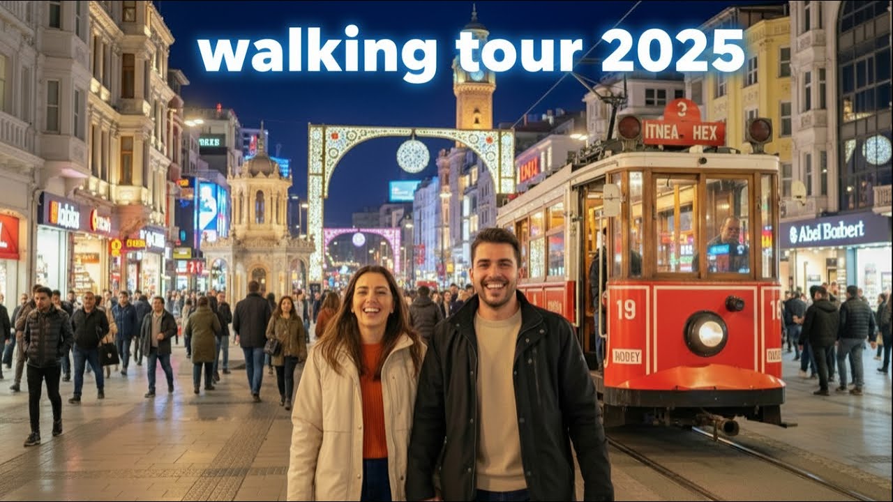 Discover the REAL Magic of Istanbul Taksim Night 2025, Walking