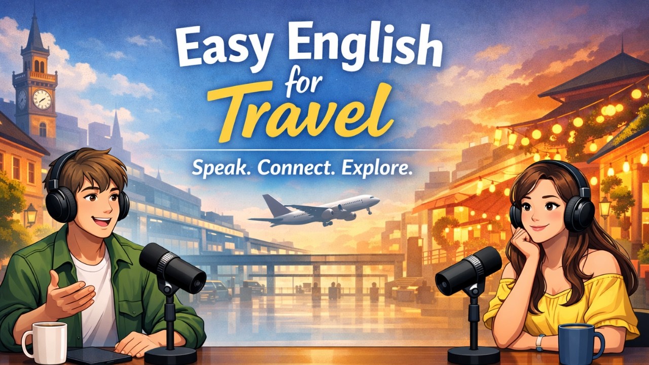 Speak English Confidently While Traveling Abroad | English Podcast For Easy English in Daily Life