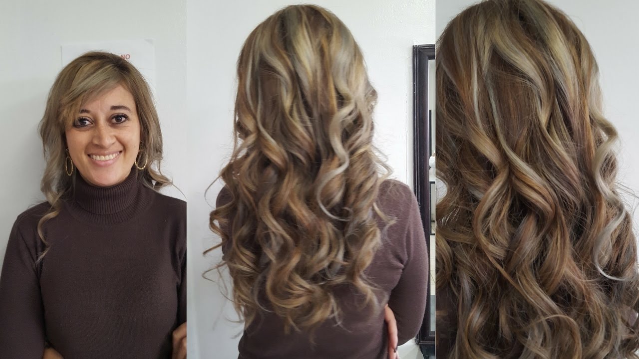 COMO HACER UNAS MECHAS CENIZAS Y DORADAS | BICOLOR | LEONARDO RAMIREZ