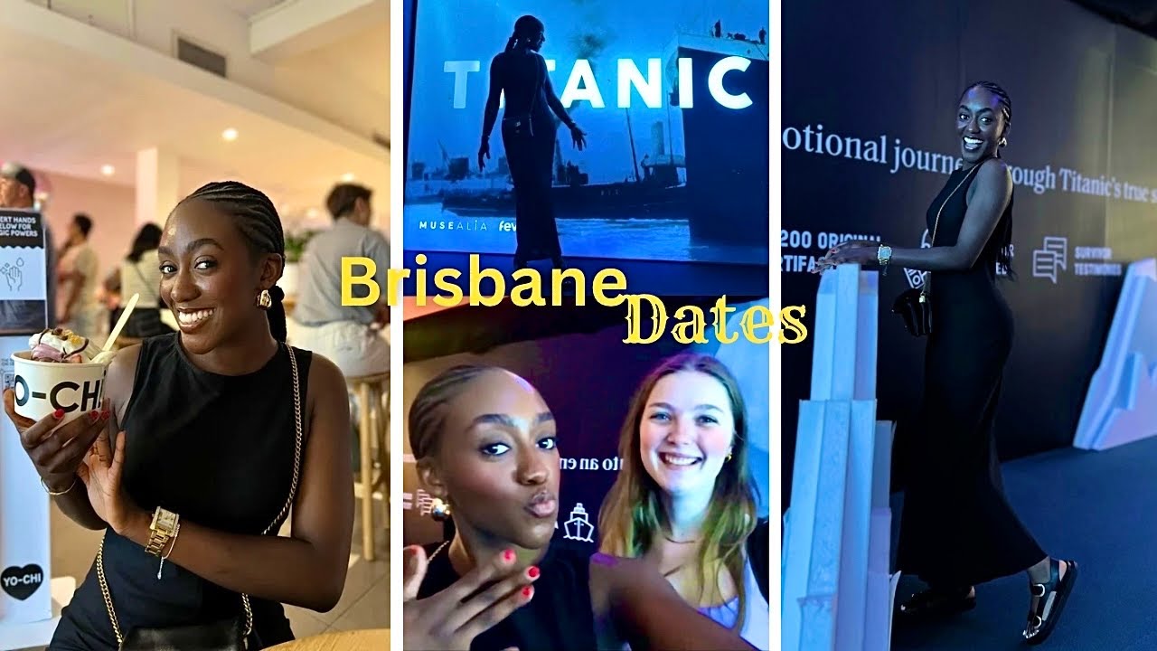I TOUCHED A TITANIC ICEBERG FROM 1912 IN BRISBANE, 🇦🇺 AUSTRALIA + YO-CHI DATE WITH LOUISA AND MORE!