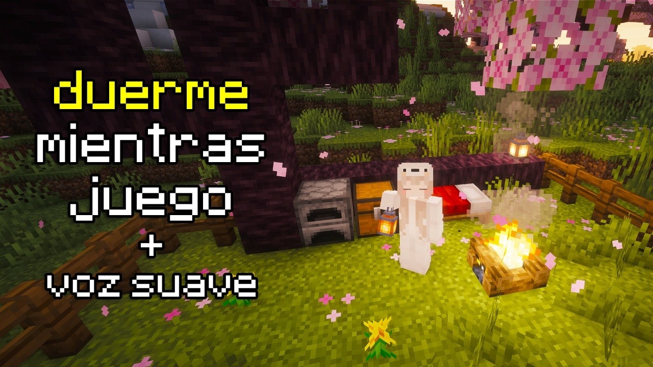 Minecraft ASMR 🌙 Si ves esto, te ayudaré a dormir
