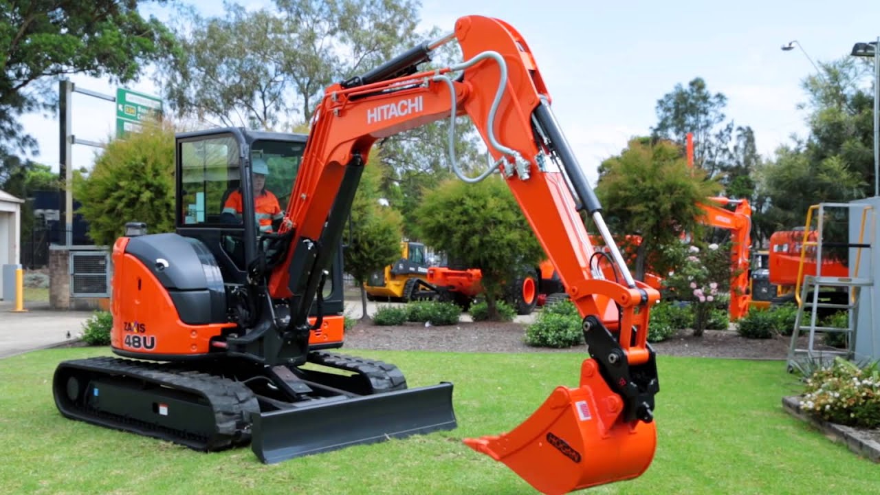 Hitachi ZX-5 Mini Excavator: Operator Comforts