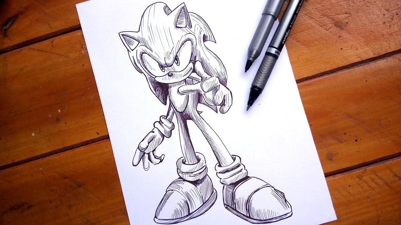 Como Desenhar o SONIC 3D