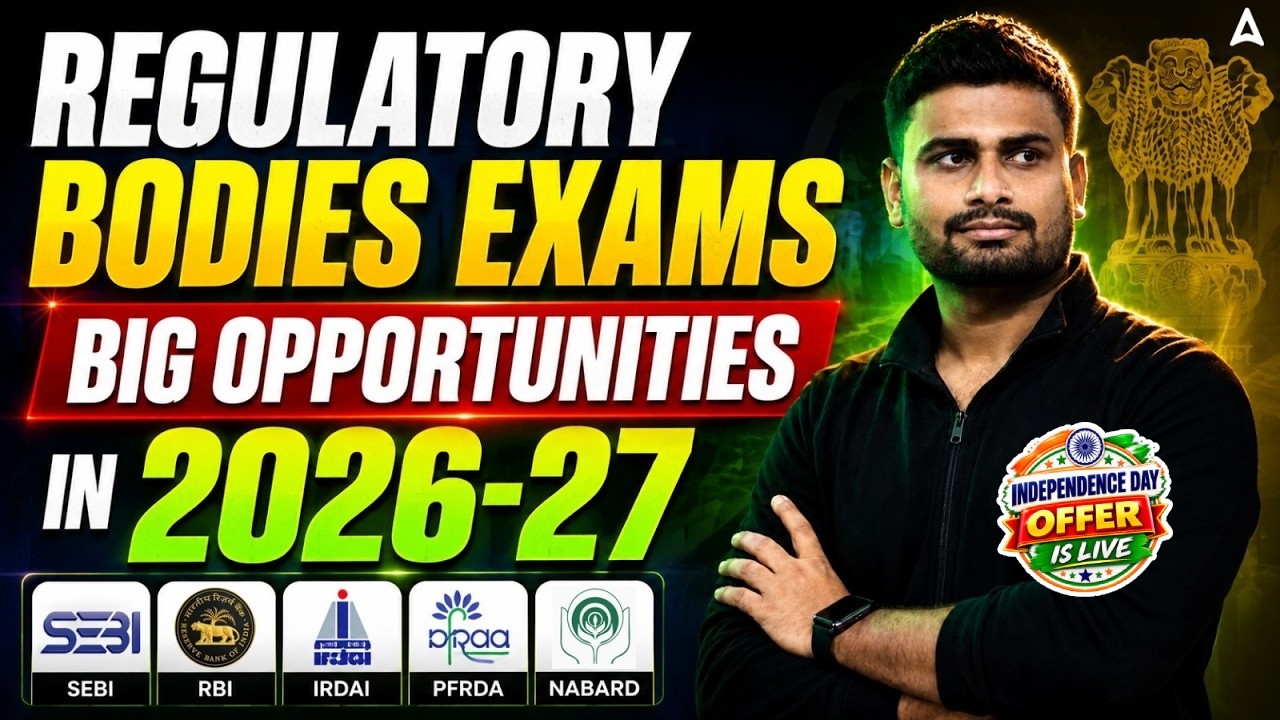 Regulatory Bodies Exams 2026-27 | RBI, SEBI, NABARD, IRDAI & PFRDA Opportunities