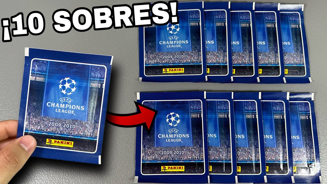 *ABRIMOS 10 SOBRES* de la UEFA Champions League 2009/10 de Panini