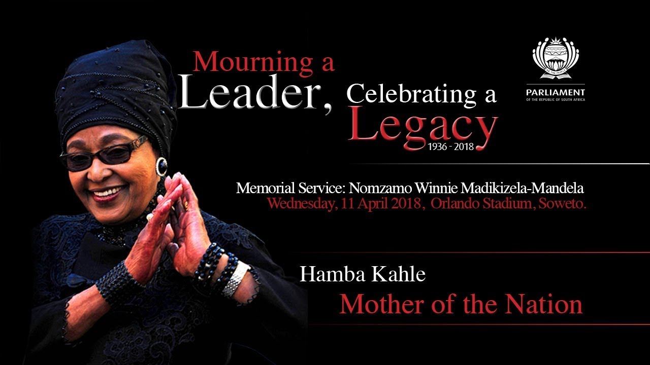 Memorial Service: Nomzamo Winnie Madikizela-Mandela