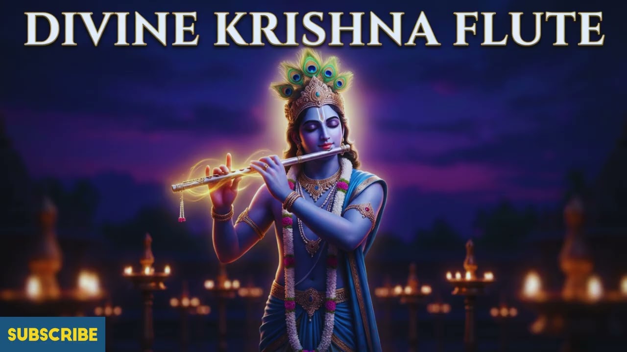 divine krishna healing flute | raag shree | inner peace & relaxation