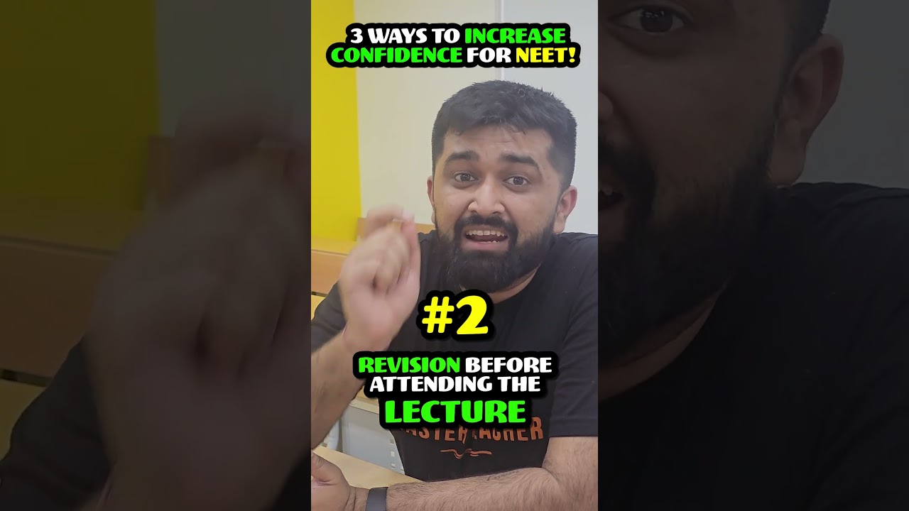 3 Ways To Increase Confidence for NEET📚🔥 #neet  #neetxbyvedantu #venkysir #neetx