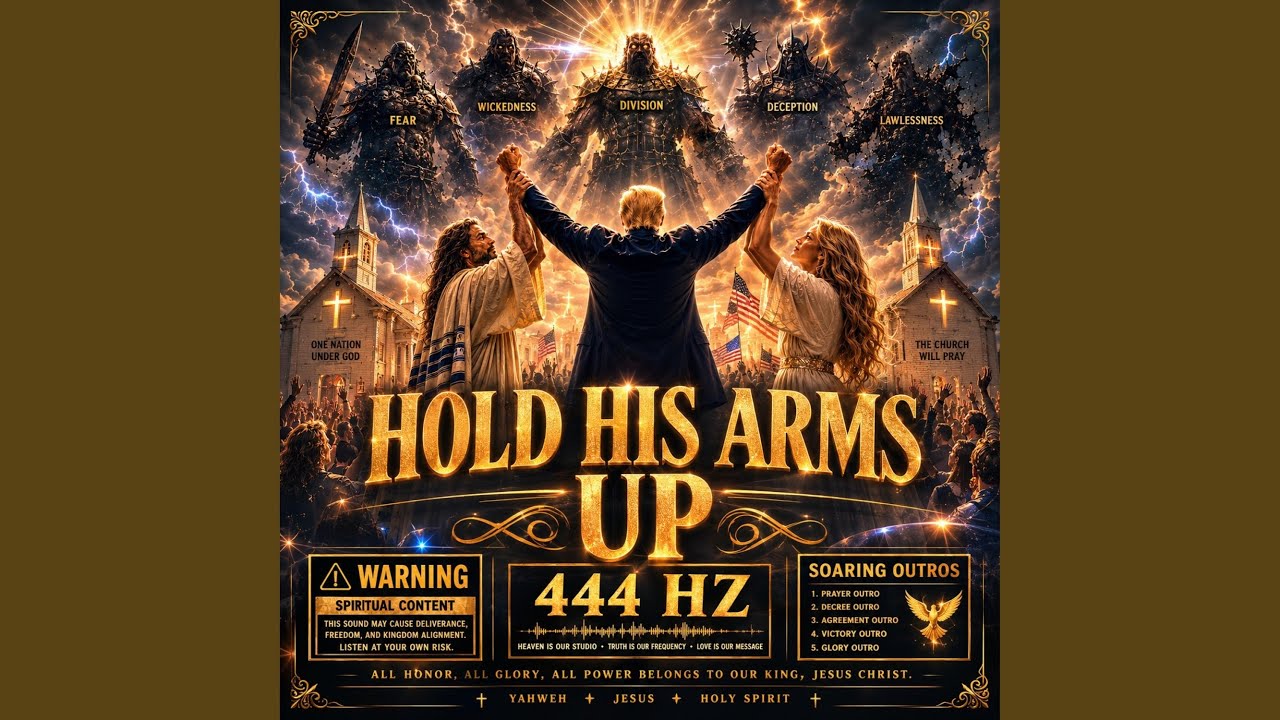HOLD HIS ARMS UP !!
