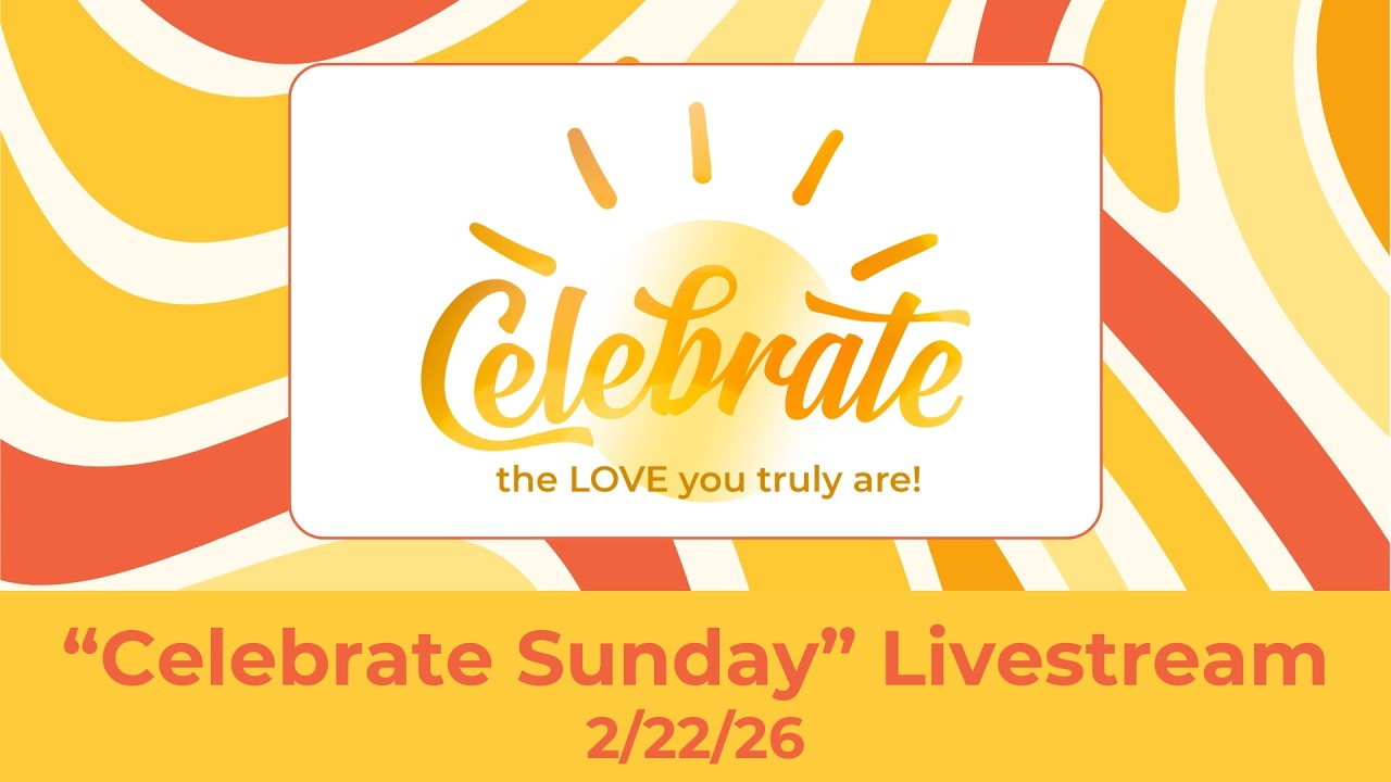 Celebrate Sunday Livestream #newthought #sundayservice #spiritualcommunity