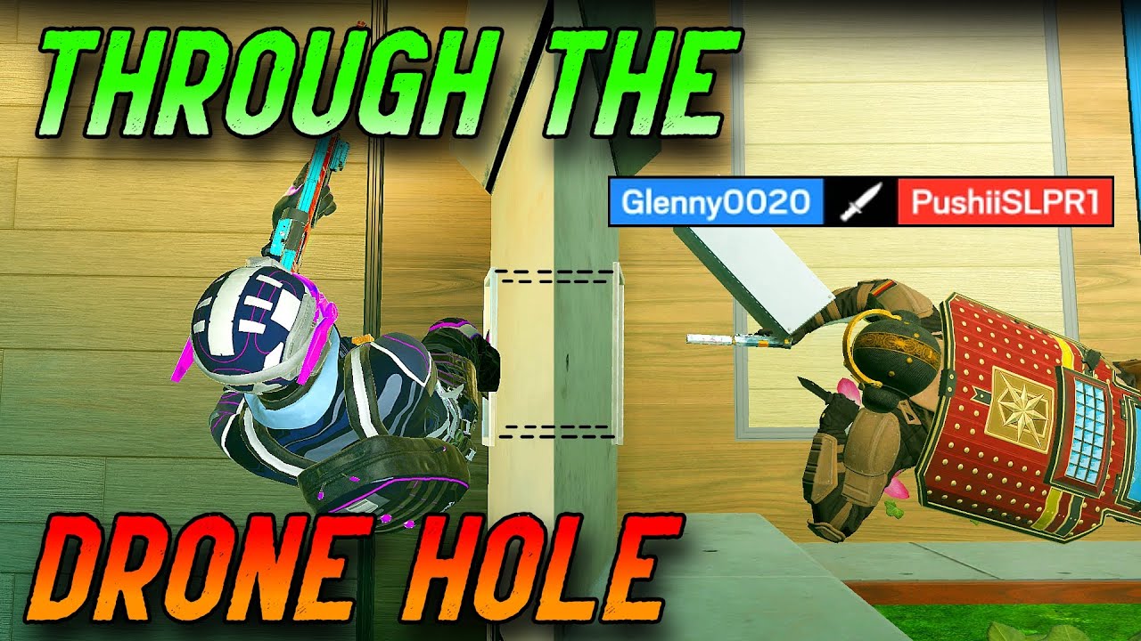 Knifed...THROUGH THE DRONE HOLE - Rainbow Six Siege