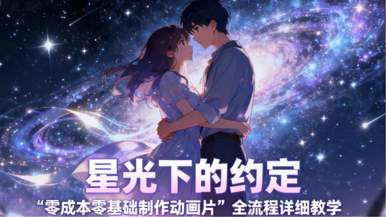 零成本零基础制作动画片｜AI免费工具全流程详细教学｜从生图到视频一步完成！