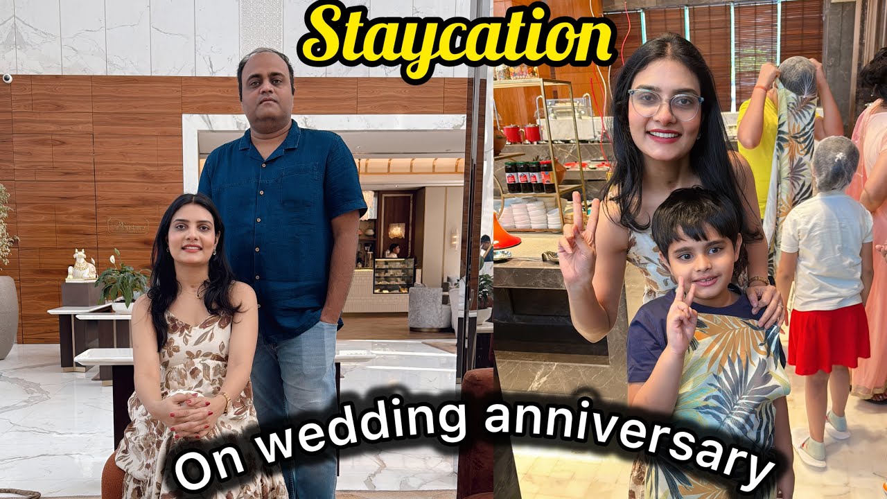 Anniversary celebration in this hotel | Harshal made Pizza in Hotel @Anuradhaguptaa