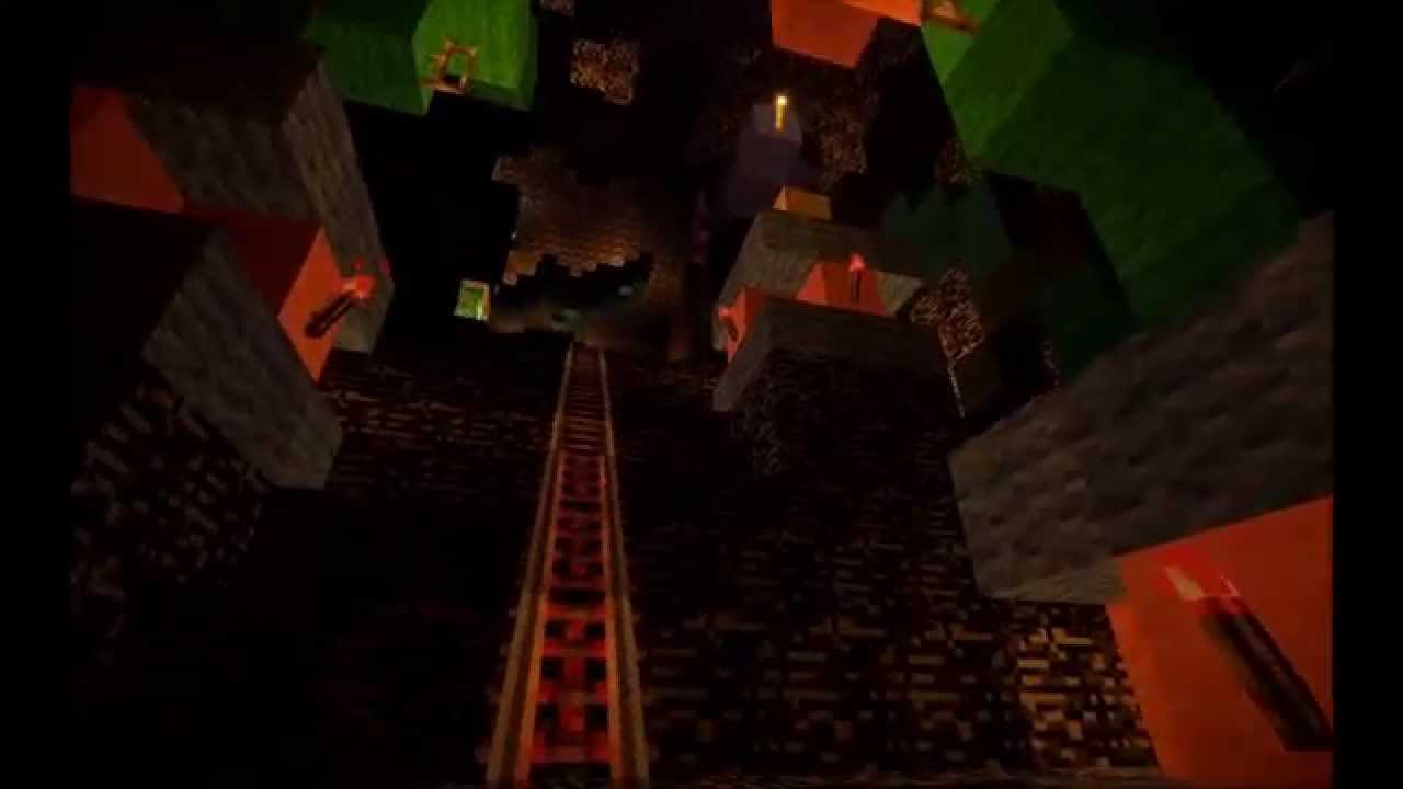 マインクラフト　ディズニーランドのアトラクション　プーさんのハニーハントに乗ってみた