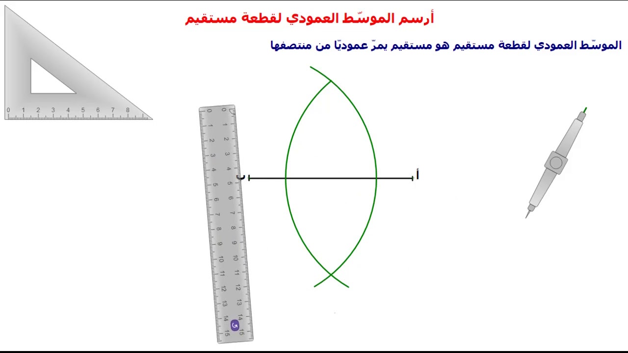 الموسط العمودي