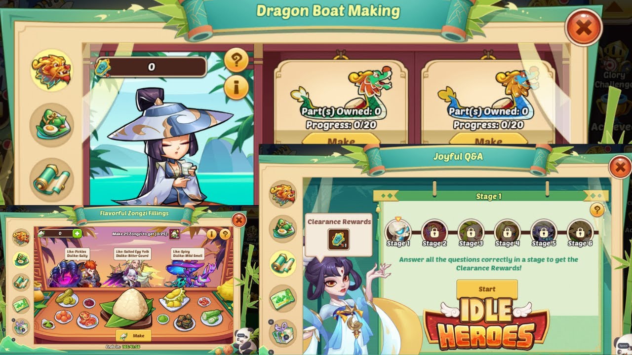 Idle Heroes - Dragon Boat Festival Event - Joyful Q&A