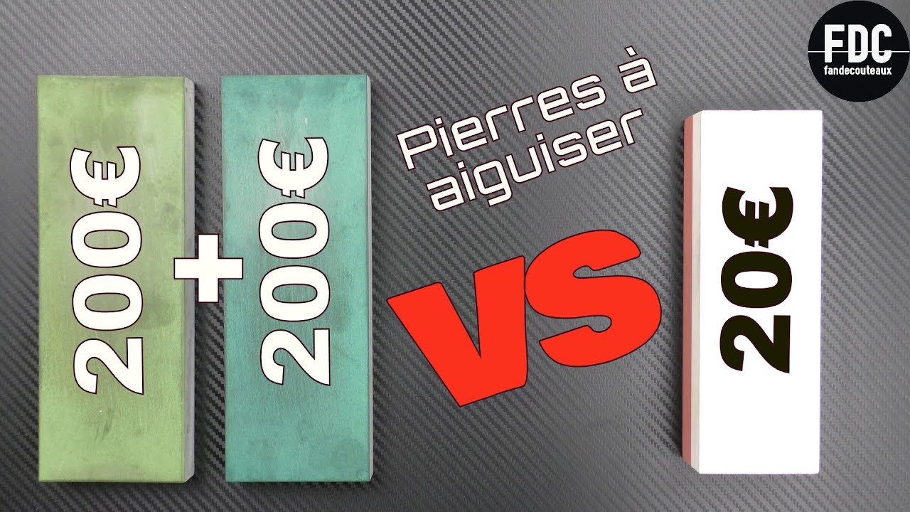 400€ VS 20€ - Les pierres à aiguiser Diamant sont-elles meilleures ?