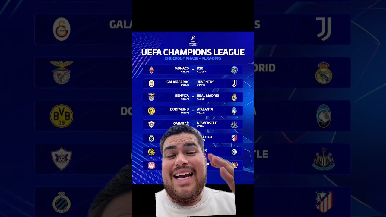 Sorteo octavos Champions league 