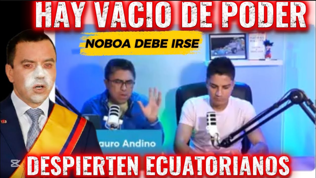 MAURO ANDINO Y EDU ANDINO - ECUADOR VA AL COLAPSO 