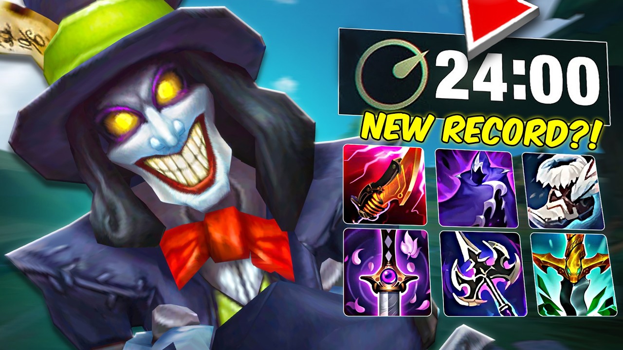 Full Build in 24 minutes with AD Shaco?!